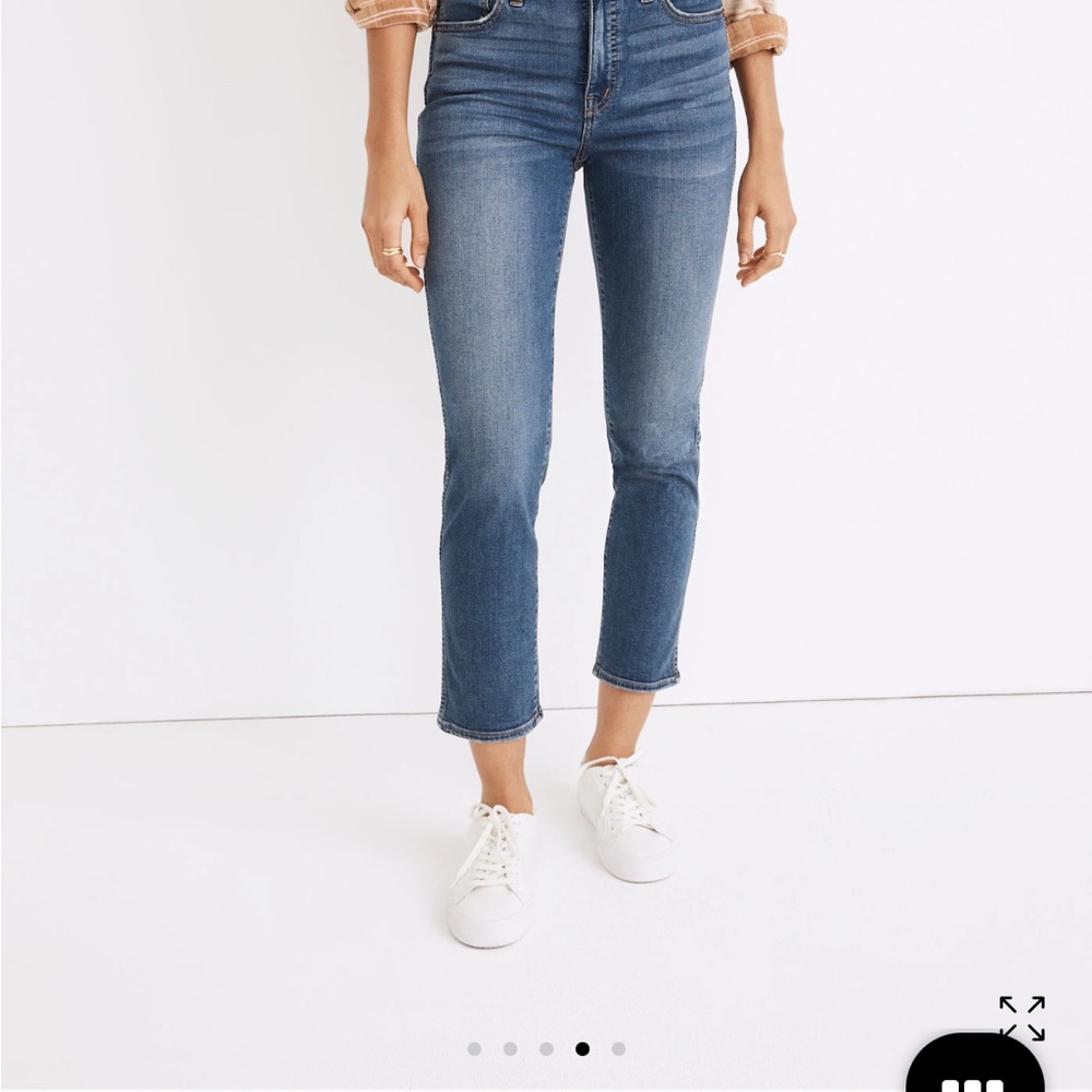 Madewell Stovepipe Jeans in Dearham Wash, size 27